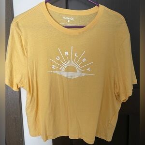Hurley Women's Sunburst Yellow Tee
